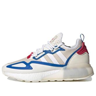 adidas (WMNS) adidas originals ZX 2K Boost White Blue Red FZ0220