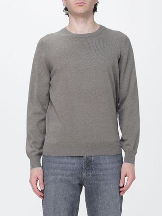 Brunello Cucinelli Pullover girocollo in cashmere con bordi a costine