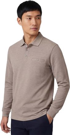 Casamoda Polo lange mouw Casa Moda beige