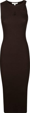 J.W.Anderson Twisted Strap Midi Dress