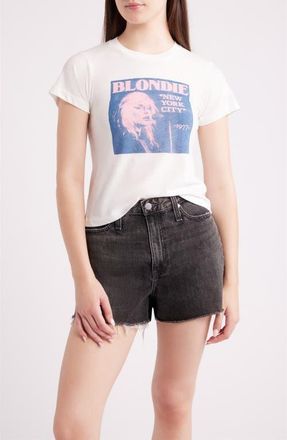 Daydreamer Blondie Graphic Burnout T-Shirt in Vintage White at Nordstrom, Size X-Small