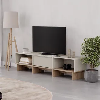 Decortie Yuki Modern TV Unit TV Stand Media Unit for 70 Inch TVs | Size: 1 Pack