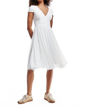 Dress The Population Corey Dress In Off-White