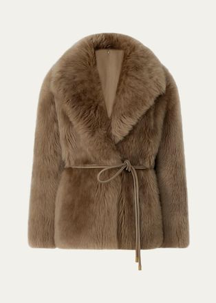 Mackage Ali Oversized Shearling Coat