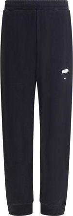Moschino Mens Cotton Logo Relaxed Fit Pants - Black - Size EU 52 (Mens)