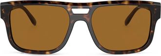 Emporio Armani Occhiali da sole squadrati - Marrone