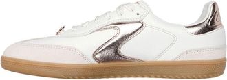 Skechers Womens Hotshot Shoes, White Rose Gold, 6 UK