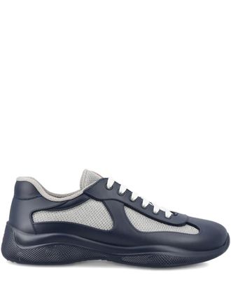 Prada lace-up trainers - Blue