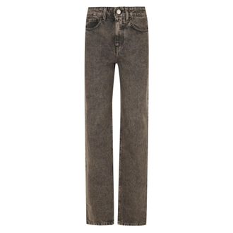 Federica Tosi Jeans, Dames, Bruin, W25, Denim, Straight Jeans
