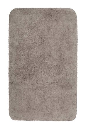 Wecon Home Alfombra de ba&ntilde;o suave de algod&oacute;n marr&oacute;n topo 60x100