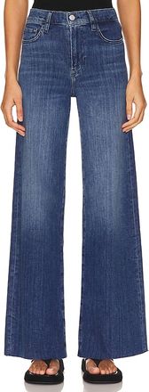 Frame Denim Le Slim Palazzo High Rise Jeans In Crossings