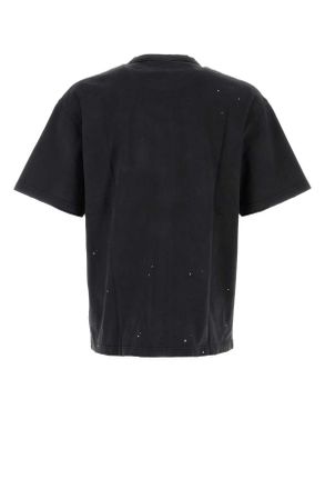 Carhartt Work in Progress Mens Charcoal Cotton S-S Painter T-Shirt Blackdestroywashsplatter Exterior: Organic T-shirts And Polos