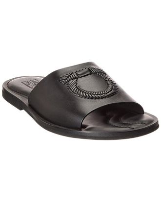 Ferragamo Ferragamo Lionel Leather Slide