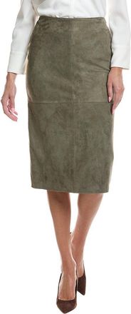 Max Mara Pala Leather Skirt