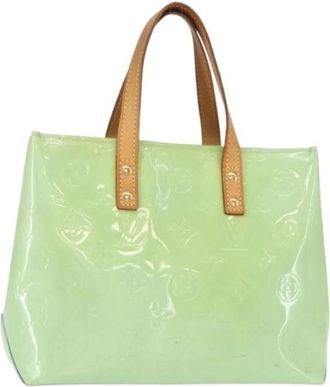 Louis Vuitton Pre-owned Handbags, female, Green, Size: ONE SIZE Pre-owned Canvas Handbag