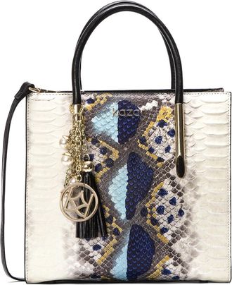 Kazar Dames multicolor tas - Dames - Handtassen - Veelkleurig - ONE Size - Leer - Tassen