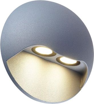 Näve Naeve VEDUS Lámpara LED de pared para exterior, color plata, 6400 K, IP54