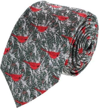 Trafalgar Store The Snowy Virginia Nightingale Silk Novelty Necktie in Multiple at Nordstrom