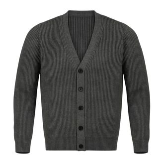 MC2 Saint Barth Cardigans, male, Gray, L, Knit Jacket