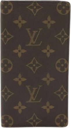 Louis Vuitton Pre-owned Wallets, male, Brown, Size: ONE SIZE Pre-owned Monogram Long Wallet