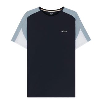 HUGO BOSS Heren Balance Logo T-Shirt (Donkerblauw)