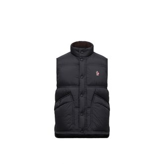 Moncler Moncler Aul Down Vest, Men, Black, Size: 2