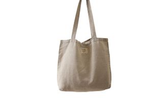 Esm&eacute;e Schultertasche ESM&Eacute;E Lora, Damen, Gr. B/H/T: 47cm x 70cm, beige, Baumwolle, Leinen, Taschen Schultertasche