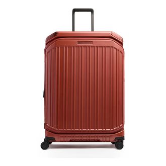 Piquadro Grote Uitzetbare Koffer met Dubbele Toegang - unisex - Grote koffers - Rood - ONE Size - Polyester - Koffers