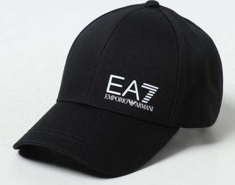 Emporio Armani Cappello EA7 in cotone con stampa logo