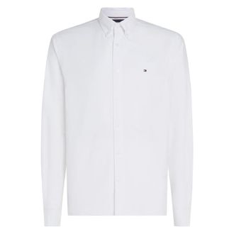 Tommy Hilfiger Formal Shirt - Heren - Casual Overhemden - Wit - 2XL - Overhemden