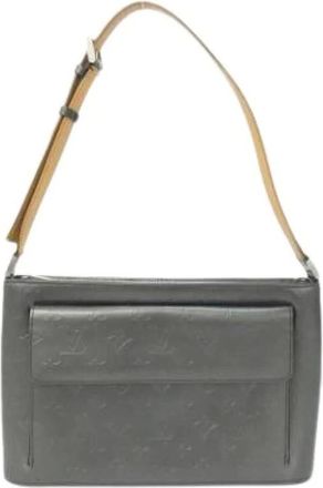 Louis Vuitton Pre-owned Shoulder Bags, female, Black, Size: ONE SIZE Pre-owned Canvas Shoulder Bag