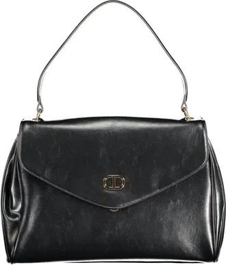 Twinset Black Polyurethane Womens Womens Bag