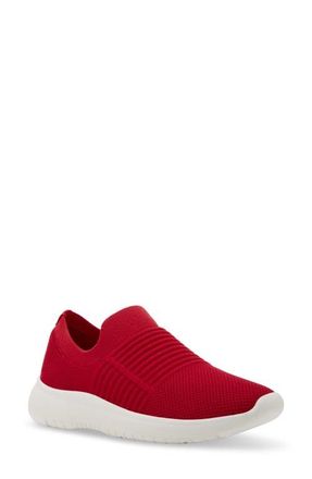 Blondo Karen Waterproof Slip-On Sneaker in Red Knit at Nordstrom, Size 5.5