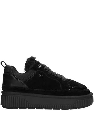 Mexx platform faux fur sneakers - Nero