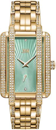 JBW Mink Collection Quartz Diamond Green Dial Ladies Watch J6358J
