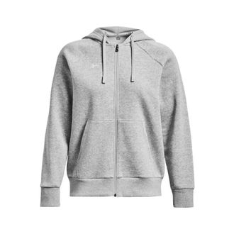 Under Armour Grijze Trui met Capuchon en Rits - Dames - Vesten met rits - Grijs - XS - Hoodies & sweatvesten