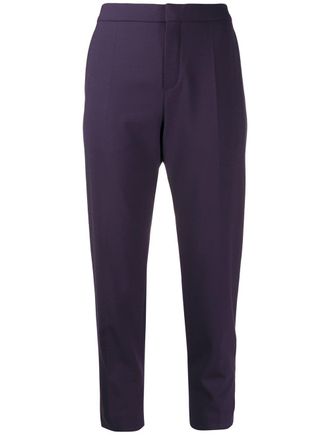 Chlo&eacute; straight-leg trousers - Blue