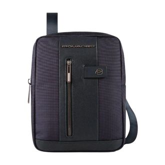 Piquadro Messenger Bags, male, Blue, Size: ONE SIZE Mens Bags Shoulder Bag Blue Ss23