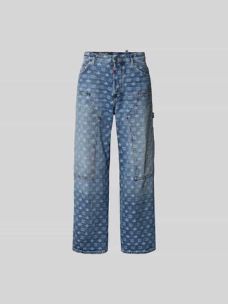 Dsquared2 Baggy Fit Jeans aus reiner Baumwolle in Jeansblau, Gr&ouml;&szlig;e 48