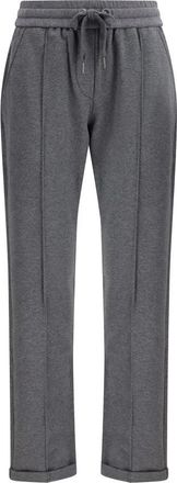 Brunello Cucinelli Donna, Pantaloni, Grigio, XL, new