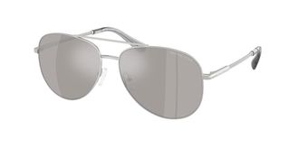 Michael Kors MK1172 PERLEDO 18936G Womens Sunglasses Silver Size 58