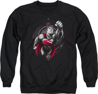 Gildan Superman Propaganda Superman Adult Crewneck Sweatshirt