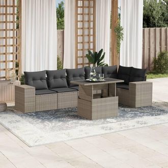 vidaXL Vidaxl - Puf Modular De 3 Plazas De Tela Patchwork