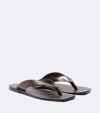 A.Emery Kinto leather thong sandals