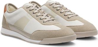 BOSS Trainers with mesh detailing