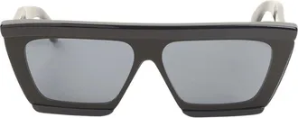 Alaia Black Rectangular Sunglasses