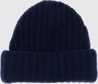 Lisa Yang Berretto beanie in 100% cashmere a coste con risvolto