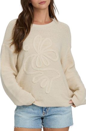 Billabong Soft Wave Sweater in White Cap at Nordstrom, Size X-Large