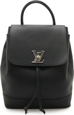 Louis Vuitton Black Galle Noir Leather Backpack (Pre-Owned)