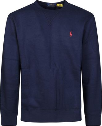 Polo Ralph Lauren Crewneck Sweatshirt With Embroidered Logo Detail